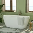 thumbnail image 4 of FerdY Bali 59" Acrylic Freestanding Bathtub in Glossy White. Ferdy-02138-1500-BN, 4 of 8