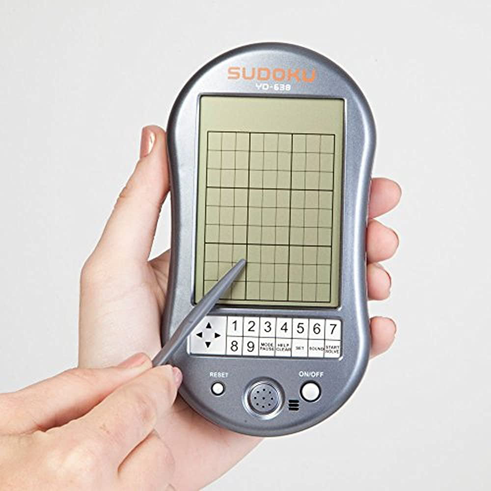 Electronic Sudoku Handheld Game Touch Screen Yd-638 Time Date Clock for sale online 