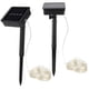 thumbnail image 5 of Guirnalda de luces solares de alambre de cobre de 10 m y 100 LED para decoración de jardín, luz cálida, 5 of 14