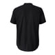 thumbnail image 4 of Camisa Elvqul para Hombre Liso Casuales Negro Algodón Cuello Mao Manga Corta Abotonada, 4 of 5