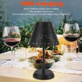 thumbnail image 3 of Lámpara de Mesa Inalámbrica Recargable LED - Regulable Al Tacto - Lámpara de Noche Versátil Luz de Escritorio - Ideal para Dormitorio Sala de Estar Oficina Restaurante Bar ANGGREK Otros, 3 of 8