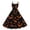 Black, variant on Halloween Cocktail Dresses for Women Pumpkin Ghost Witch Graphic Cocktail Dresses Oversized Crewneck 50's Dress Sleeveless Black Spaghetti Strap Clothes Black S