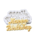 thumbnail image 1 of Happy Birthday Mould Decorating Tool DIY Silicone Cake Mold for Baking Fondant Cupcake 01#, 1 of 2