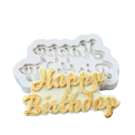 

Seaweed Mould Baking Mould Coral Happy Birthday Mould Decorating Tool DIY Silicone Cake For Baking Fondant Cupcake 01#