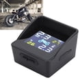 thumbnail image 1 of Motorcycle Tire Pressure Monitoring System, LCD Screen Rust Resistant Easy Install Wireless Motorcycle TPMS  for Motorbike Scooters, 1 of 7