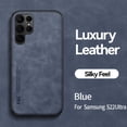 thumbnail image 1 of Funda de cuero para Samsung Galaxy S22 S23 Ultra S21 Plus S20 FE A53 A13 A52 A33 A73 A51 A54 Note 20 funda de teléfono de piel de oveja magnética xuanjing  unisex, 1 of 2