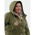 thumbnail image 5 of Big Chill Women's and Women's Plus Water Resistant Rain Coat, Sizes S-3X, 5 of 6
