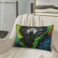 thumbnail image 6 of Binfone Realistic Style Wolf Warrior Standard Size Pillowcase, Long Staple Pure Cotton Envelope Closure Pillow Cover (Pillow core not included),20"x30", 6 of 7