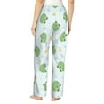 thumbnail image 3 of Goofa Kawaii Frogs Printed Soft Pajama Pants for Women, Wide Leg Comfy Casual Lounge Yoga Pants-Large, 3 of 9