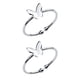 thumbnail image 2 of Minnieouse Women Adjustable Size Ring Personality Open Rings Jewelry Fashion Stylish Accessories Engagement Popular Accessories Gift 10.00*10.00*1.00 cm 2piezas Minnieouse CBP582210, 2 of 5