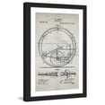 thumbnail image 2 of "Monocycle 1894 Old Paper" Framed Painting Print, 2 of 4