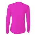 A4 Women's Long Sleeve Cooling Performance Top, Stain/Odor Resistant