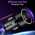 thumbnail image 4 of Car Charger Quick Charge 3 0 Dual USB 5 4A 30W Fast Car Charger Adapter, 4 of 5