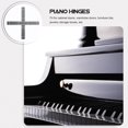thumbnail image 4 of FUEENIRVA 10Ud Bisagras Continuas Piano Hierro Negro Para Puertas Y Cajas Con Apertura 180, 4 of 6