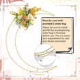 thumbnail image 3 of 1pcs Half Moon Wedding Arch Backdrop Stand, Balloon Arch For Ceremony Birthday Party Bride Shower, Metal Wedding Arch Backdrop Stand With Rectangular Base (6.9ft), 3 of 9