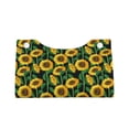 thumbnail image 4 of Kdxio Sunflower 1 Print Tissue Box Cover,Modern PU Leather Rectangular Tissue Box Holder for Bathroom Living Room Bedroom Office Desk Car Home, 4 of 9
