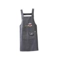 thumbnail image 3 of Abbracc Apron Professional Adjustable Work Apron with Pockets Soft Cooking Apron Cooking Gray, 3 of 9