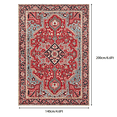 thumbnail image 3 of WANLISELL Area Rugs for Living Room, 4.6' x 6.6' Soft Red Rug with Non-Slip Backing, 3 of 6