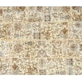 thumbnail image 1 of Ahgly Company Indoor Rectangle Contemporary Golden Blonde Gold Patchwork Area Rugs, 8' x 12', 1 of 6