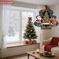 thumbnail image 3 of Metal Hanging Christmas Tree Wind Decorations - Festive Garden Spinners with Geometric Wave Design Perfect for Holiday Yard Decor, 3 of 7