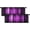 Striped Purple, variant on 2 Pack Valances Window Treatments, Orange Copper Vintage Stripe Blackout Drapes Adjustable Curtain for Windows Living Room Kitchen Over Sink, 18x52 Inch Rod Pocket Valances