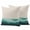 Teal Beige, variant on Grey Ombre Outdoor Pillow Covers 20x12 Set of 2, Waterproof Patio Throw Pillowcase Protectors, Summer Minimalist Ocean Waves Lumbar Decorative Pillow Shams Cushion Covers for Seat Bed Couch Sofa