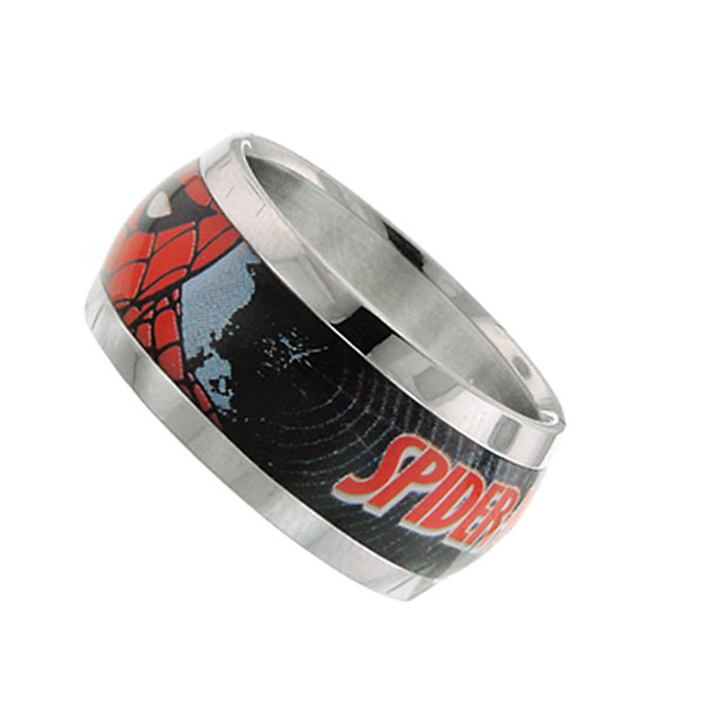 Marvel SpiderMan Graphic Ring Size