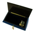thumbnail image 2 of Vibrant 30 Note Royal Blue Double Red Rose and Heart Musical Jewelry Box - Your Song, 2 of 2