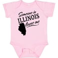 thumbnail image 3 of Inktastic Someone in Illinois Loves Me Boys or Girls Baby Bodysuit, 3 of 5