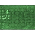 thumbnail image 1 of Ahgly Company Indoor Rectangle Persian Emerald Green Bohemian Area Rugs, 5' x 8', 1 of 4