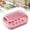 Pink, variant on Soap Travel Case, Travel Soap Container, Leakproof Soap Holder with Lid, Portable Soap Case for Camping, Portable Soap Container, Draining Soap Holder, Pink 5x3.46x2.16 Inch (1Pcs)