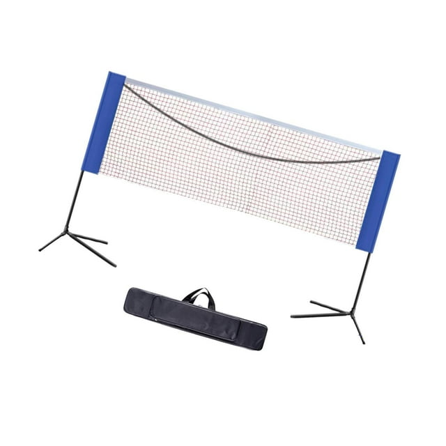 QualitChoice Badminton Net Set Adjustable Portable Tennis Net With Stand Backyard Sports Fun 1.25 M/49.21 Inch And 0.75 M/29.53 Inch