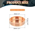 thumbnail image 2 of Uxcell Copper Pipe End Cap Copper Fitting Cap Sweat Plug Connection 2 Inch, 2 of 7