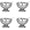 5.5oz, variant on 4 count Stainless Steel Dessert Bowls, Ice Cream Cups 9oz Footed Dessert Cups Mini Desserts Bowls for Sundae Parfait Yogurt Pudding Cake Salad Snacks Kitchen Party Use, Dishwasher Safety