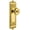 Lifetime Brass, variant on Grandeur 807505 Windsor Solid Brass Rose Single Dummy Door Knob - Bronze