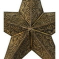 thumbnail image 5 of DecMode Brown Metal Indoor Outdoor Star Wall Decor (3 Count), 5 of 9