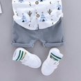 thumbnail image 4 of PatPat 2pcs Baby Boys Cactus Short Sleeve Summer Outfits Set,Lapel Button up T-Shirt Tops Elastic Waistband Shorts Set Toddler Clothes Set Beachwear,0-3T, 4 of 6