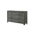 thumbnail image 4 of Denver Modern Style 4PC Queen Size Bedroom Set Made With Wood in Gray Colour, 4 of 12