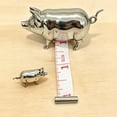 thumbnail image 3 of Antique Inspired Pig Shaped Mini Tape Measure, Cute Vintage Style Pocket Tape Measure, Compact Retractable Measuring Tape for Sewing & Craft, Portable Measuring Tool, 2.36in/6cm, Multicolor, 3 of 6