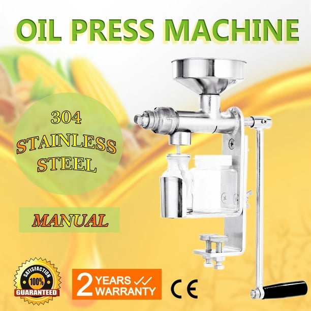 VEVOR Manual Oil Press Machine Stainless Steel Hand Press Household Oil