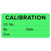 Calibration Quality Control Label