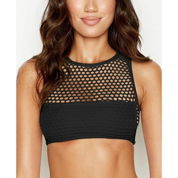 Ris-k BLACK Seaside Bikini Swim Top, US X-Small