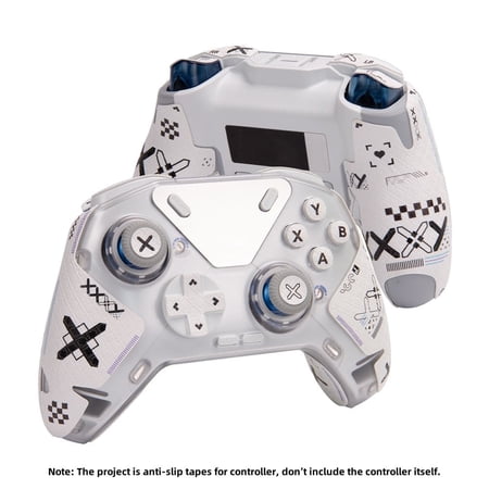 FAINLORD Wireless Game Controller Grip Tape for Flydigi APEX 4 / APEX 3, White