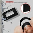 thumbnail image 5 of ENERLITES Screwless Decorator Wall Plate Child Safe Outlet Cover, Size 1-Gang 4.68" H x 2.93” L, Unbreakable Polycarbonate Thermoplastic, SI8831-BK, Glossy, Black, 5 of 5