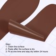 thumbnail image 4 of Uxcell 5.9x2.3" Footprints Floor Stickers Footprint Wall Stair Decal Sticker, Dark Brown 4 Pairs, 4 of 6