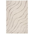 thumbnail image 5 of SAFAVIEH Florida Tabitha Geometric Waves Shag Runner Rug, Dark Blue/Cream, 2'3" x 5', 5 of 6