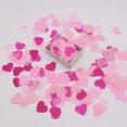 thumbnail image 2 of Migas de papel románticas de 2,5 cm con forma de corazón rosa para fiesta de bodas, 2 of 5