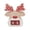 A, variant on Lypsnake Christmas Wooden Table Calendar,Cute Reindeer Shaped Advent Calendar with Rotatable Number Blocks,Countdown Tabletop Ornament for Christmas Mantel Desk Table Decor