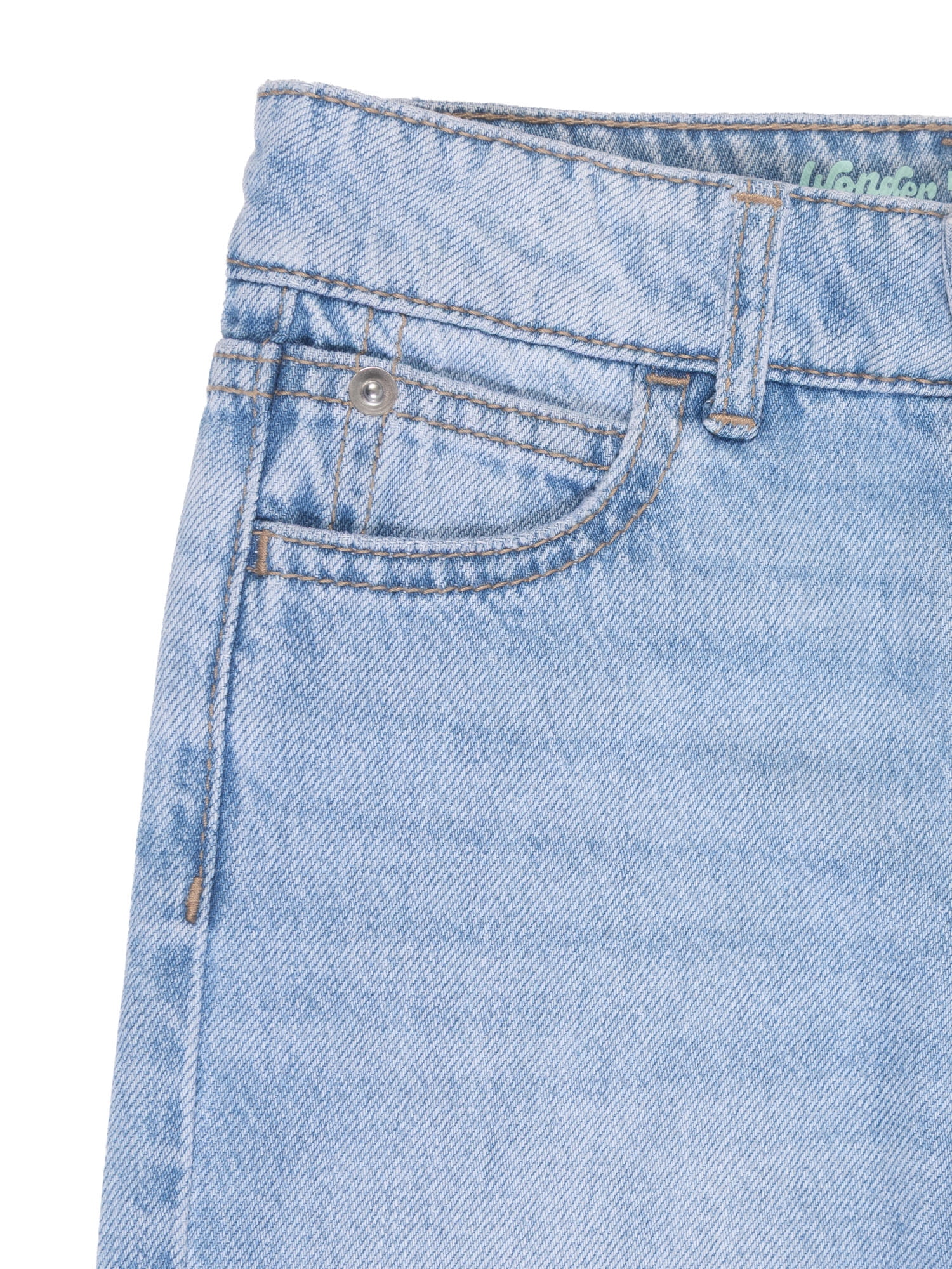 Wonder Nation Girls Easy Straight Leg Jean, Sizes 5-18