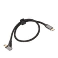 thumbnail image 3 of Cable USB C a USB C de grado profesional Bling Bling cable de extensión USB C 90 grados, 3 of 12